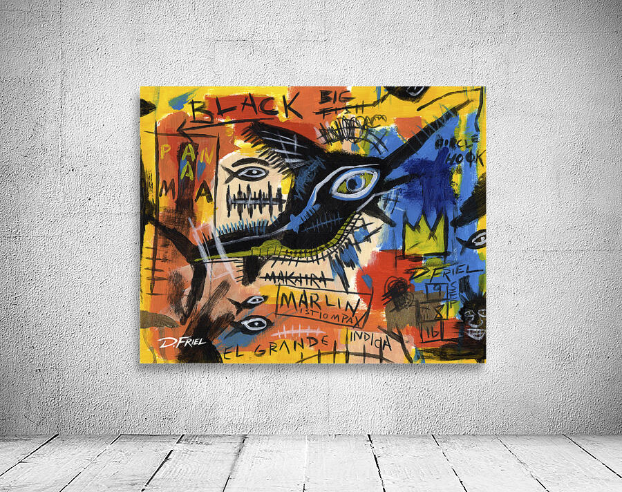 DFriel - Basquiat Black Marlin Wall Preview