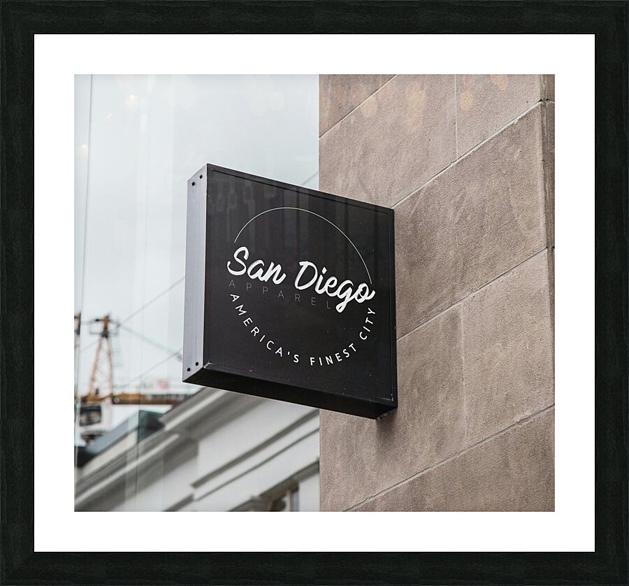 Cafee Logo Design Picture Frame print