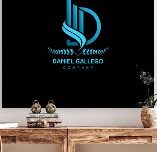Black and Blue Initials Creative Logo by Otmar Sibilo