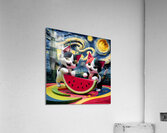 Watermelon Cats Acrylic Print