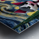 Watermelon Cats Metal print