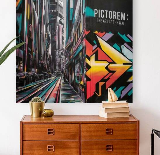 a stunning mural titled pictorem the art of the w by Digital Depot