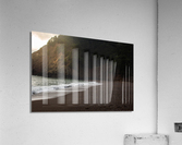 Black_Sand_Beach Acrylic Print