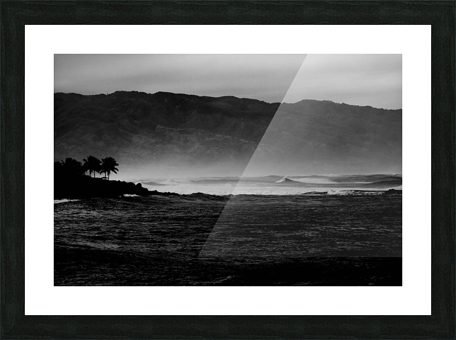 lonely_Wave horizontal Picture Frame print