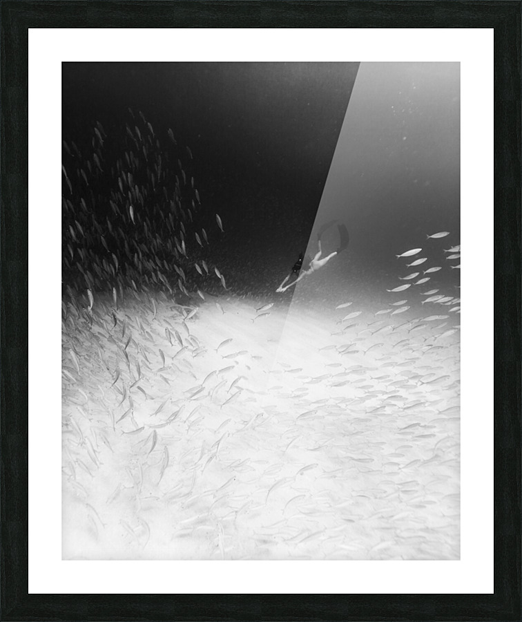 Deep_Down Picture Frame print