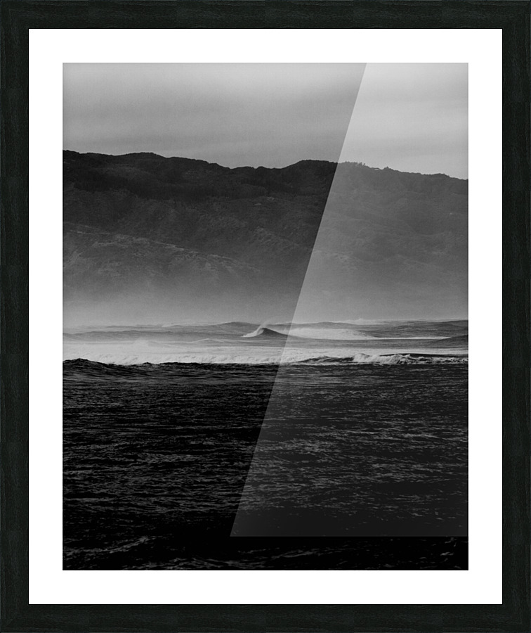 Lonely_Wave Picture Frame print