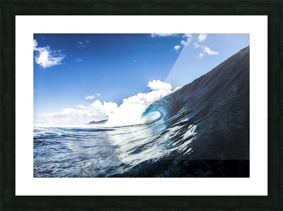 Blue_hues Picture Frame print
