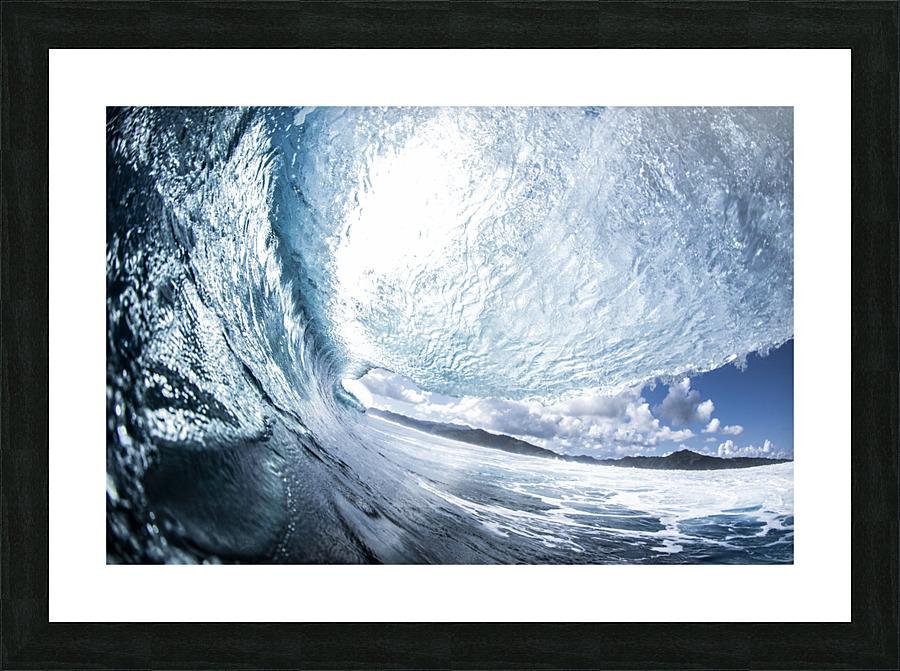 Tunnel_hole Picture Frame print