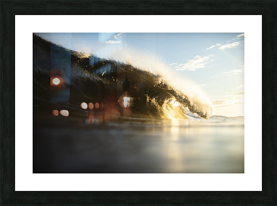 Li_Gold Picture Frame print