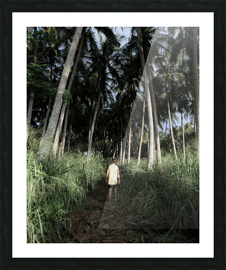 Surrounded Picture Frame print