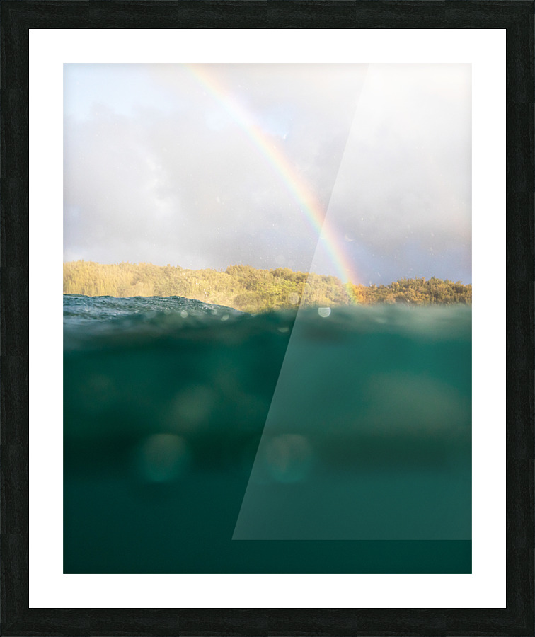 Waterview_Rainbow Picture Frame print
