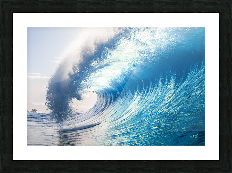Blue_Lion Picture Frame print
