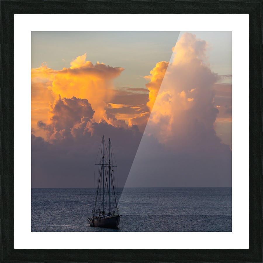 Barbados Sunset  Picture Frame print