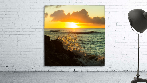 Sunset Splash Wall Preview