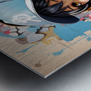 Geek Chic : Fille Metal print