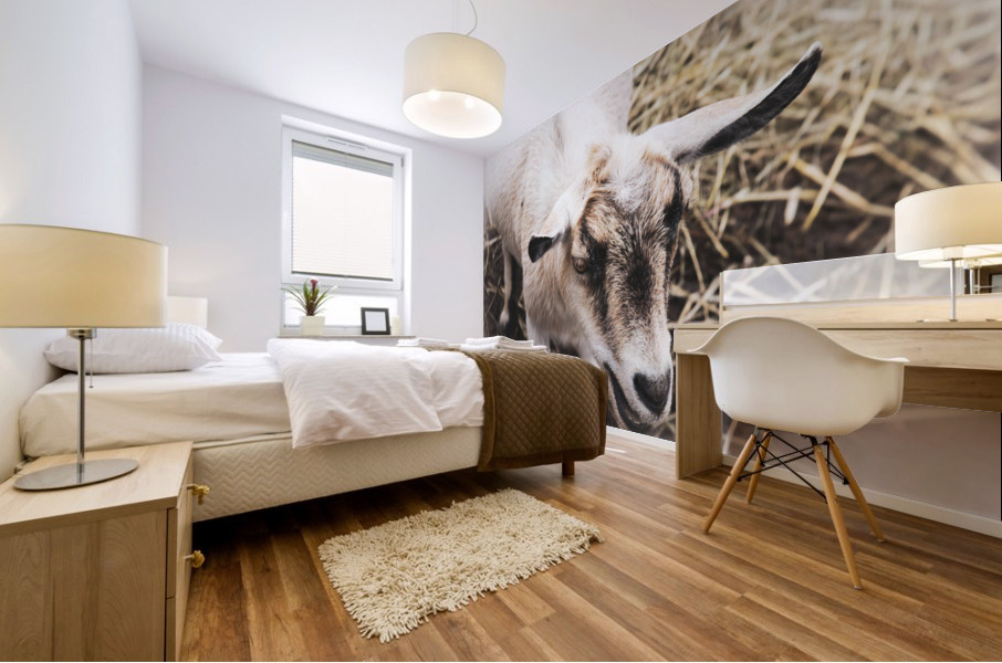 A la ferme Mural print