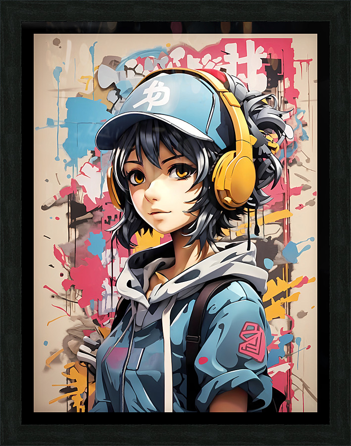 Geek Chic : Fille Picture Frame print