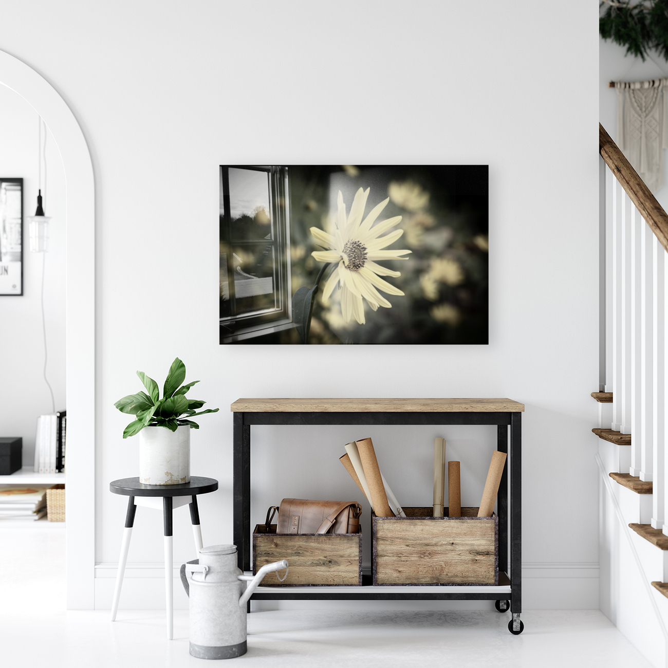 Decorative fleurs dete Reproduction