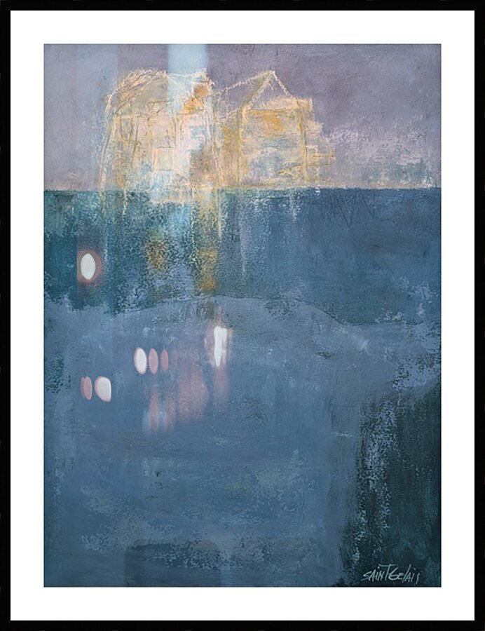La maison de glace Picture Frame print