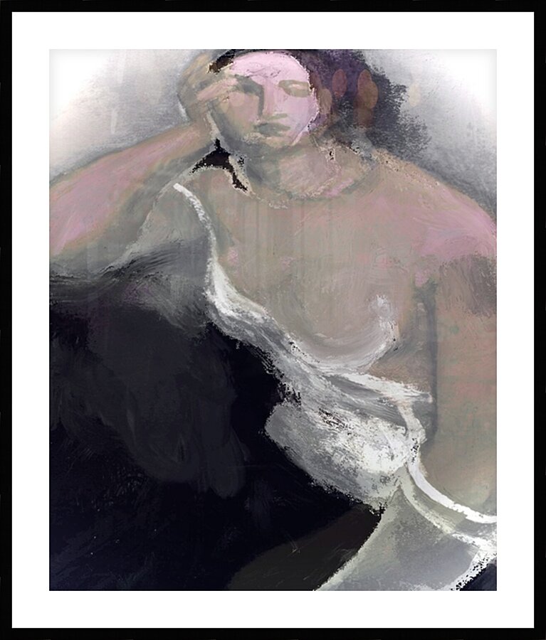 Serie Noire1 Picture Frame print