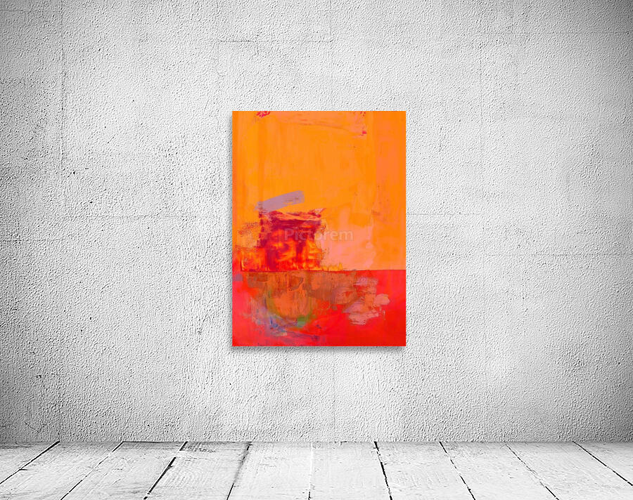 Abstrait  Orange-Rouge Wall Preview