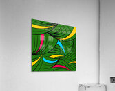 Organic Flow Green Acrylic Print