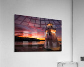 Renforth Lighthouse in Rothesay Acrylic Print
