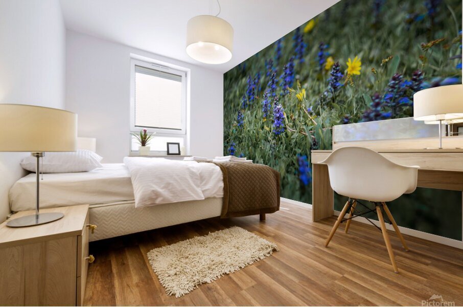 Flowers closeup 10 Mural print