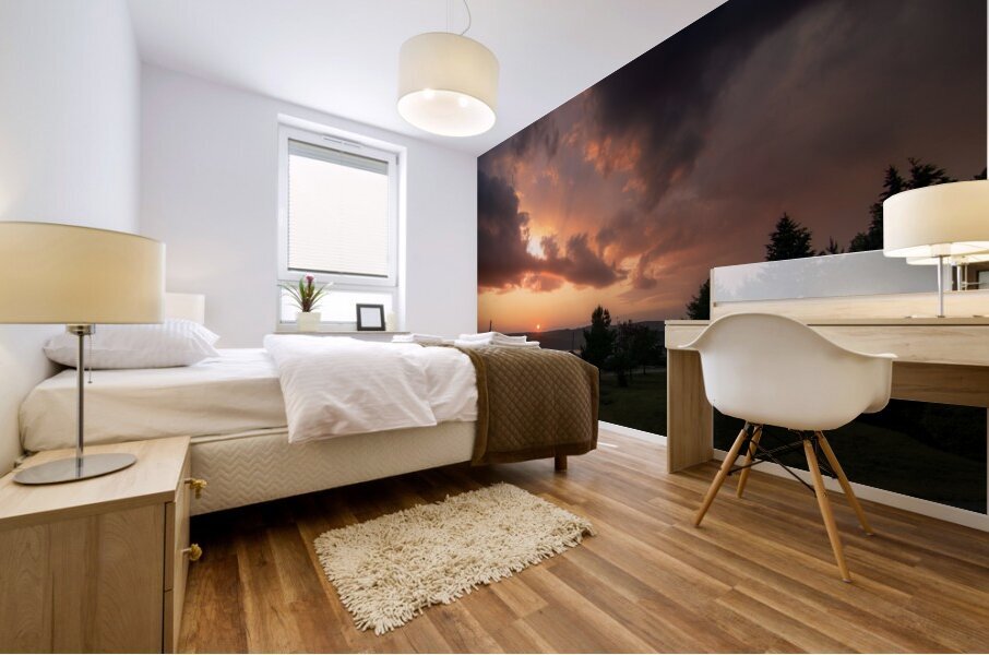 Clouds Mural print