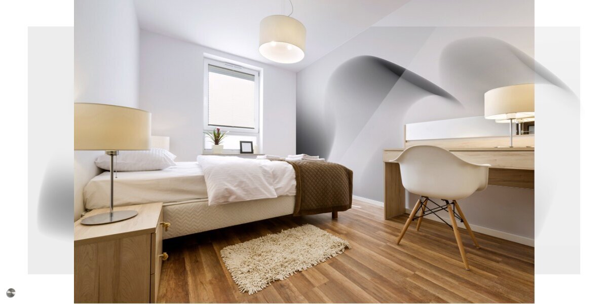 Ethereal Waves Mural print