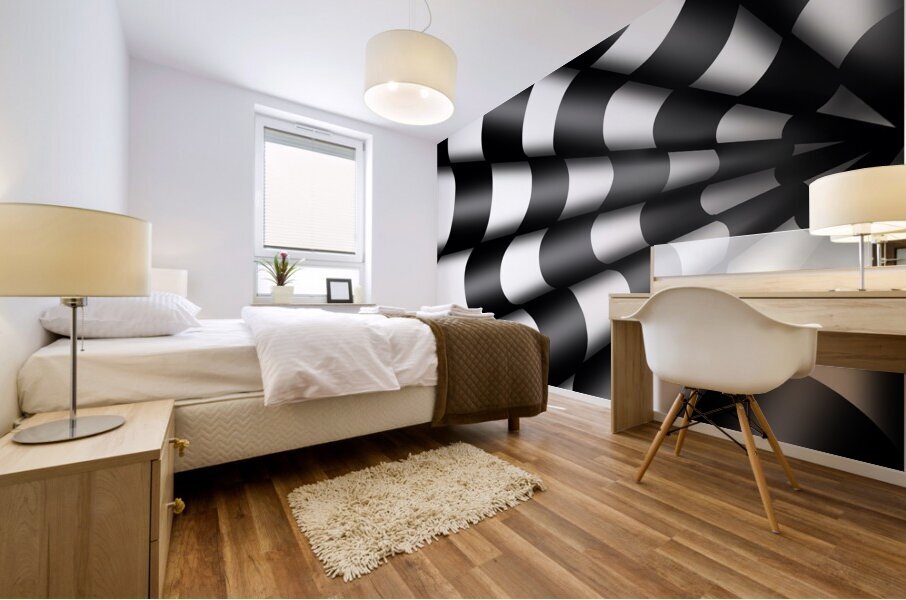 Warped Illusions Mural print