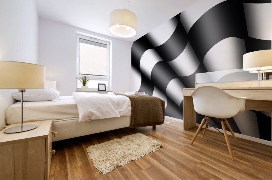 Warped Illusions Mural print