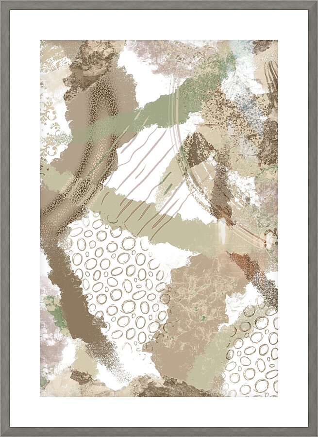 Harmony White Picture Frame print