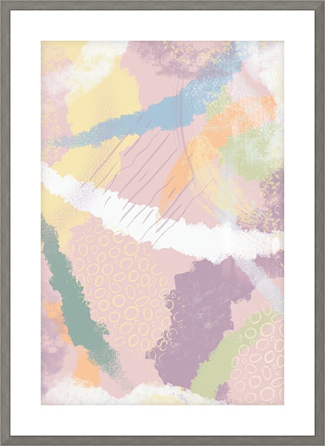 Harmony Pink Picture Frame print