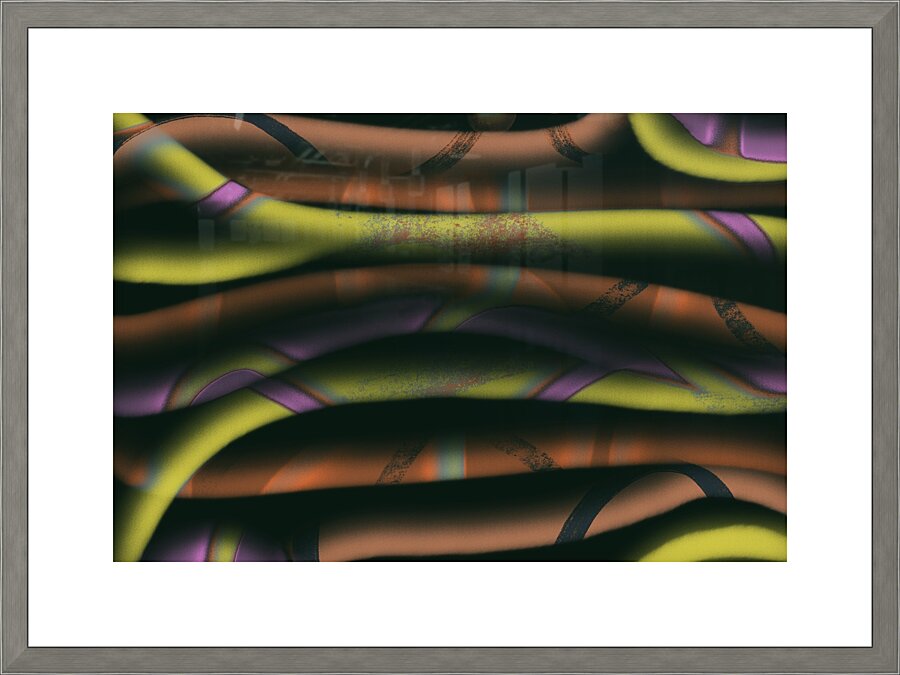 Desert Yellow Picture Frame print