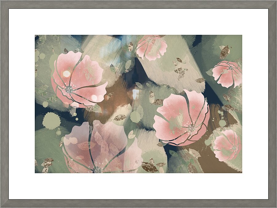 Garden Serenity Picture Frame print