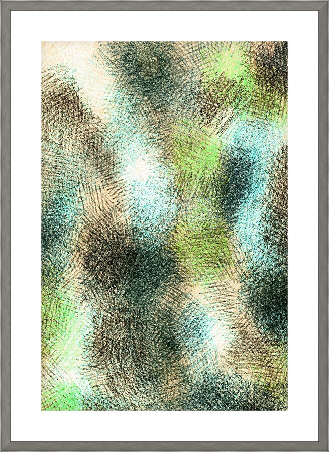 Impressions Green Picture Frame print