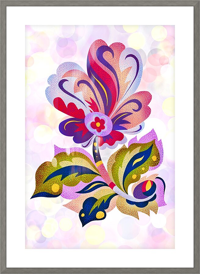 Flower Picture Frame print