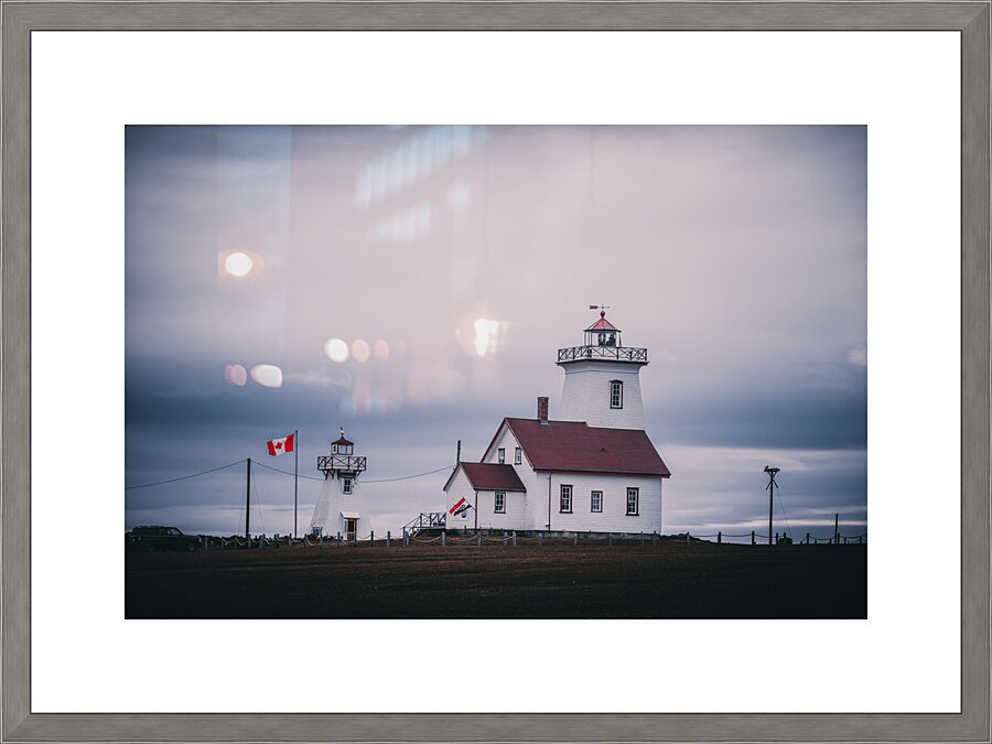 PEI Lighthouse Picture Frame print