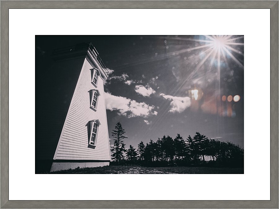 PEI Lighthouse Picture Frame print
