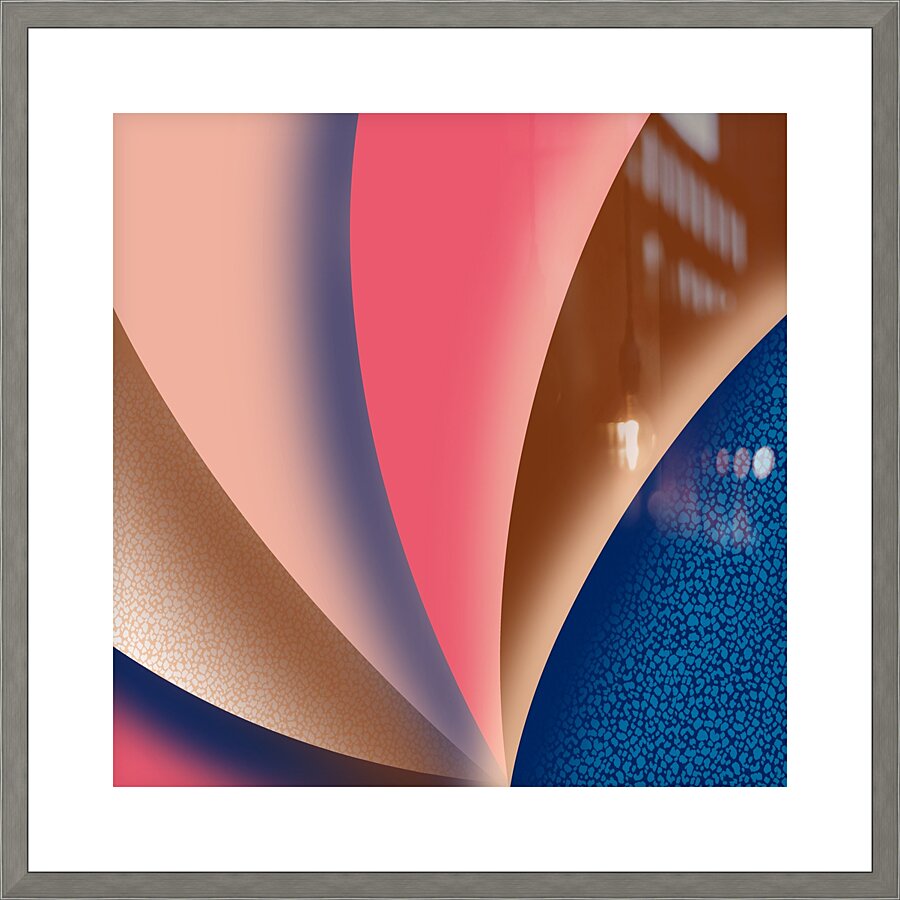 Shell Pink Picture Frame print