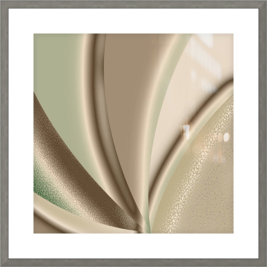 Shell Pastel Picture Frame print