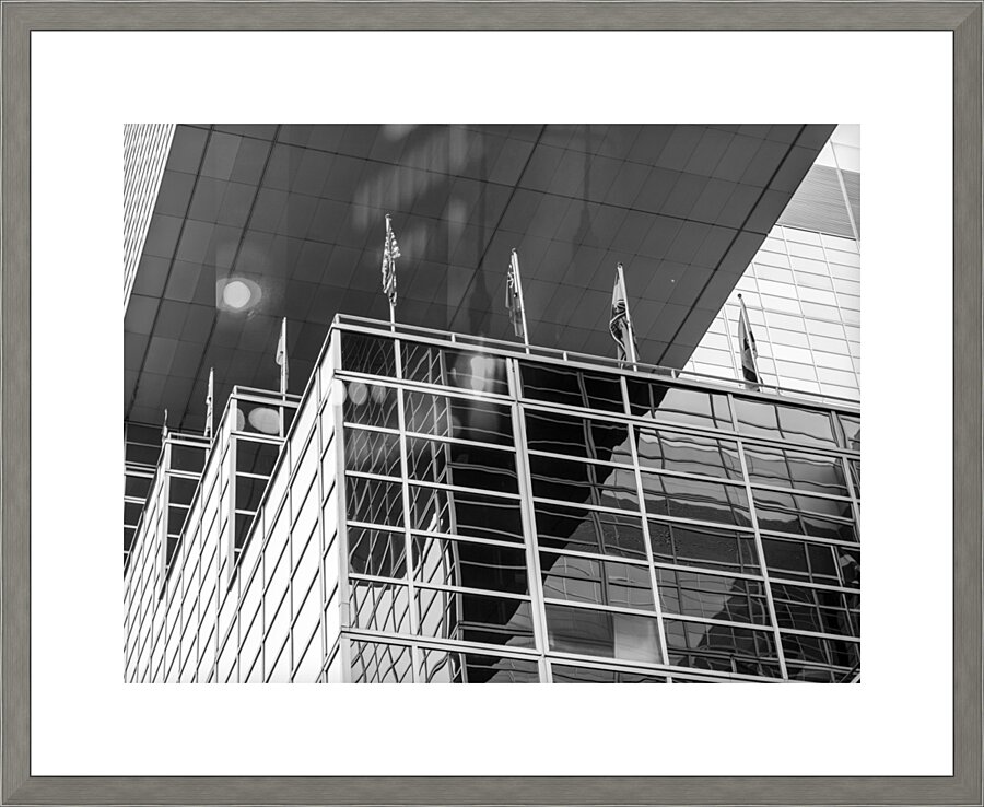 City Geometry Picture Frame print