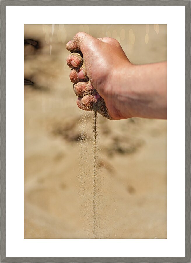 Sand Picture Frame print