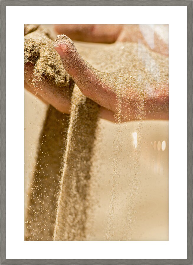 Sand  Picture Frame print