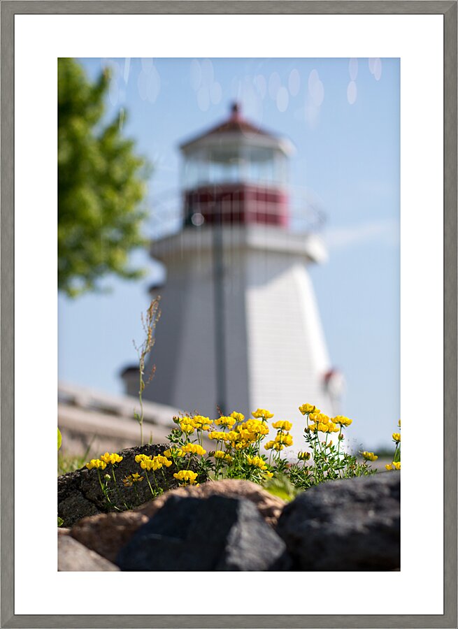 Renforth Lighthouse Rothesay NB Picture Frame print