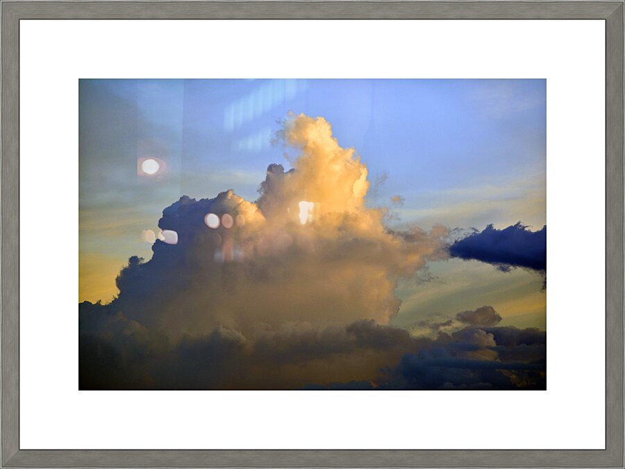 PEI Clouds Picture Frame print