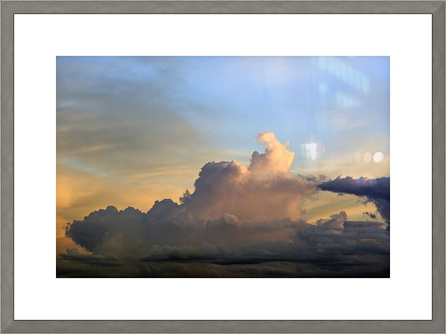PEI Clouds Picture Frame print