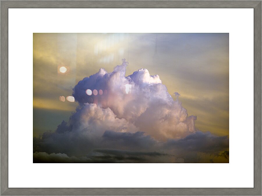 PEI Clouds Picture Frame print