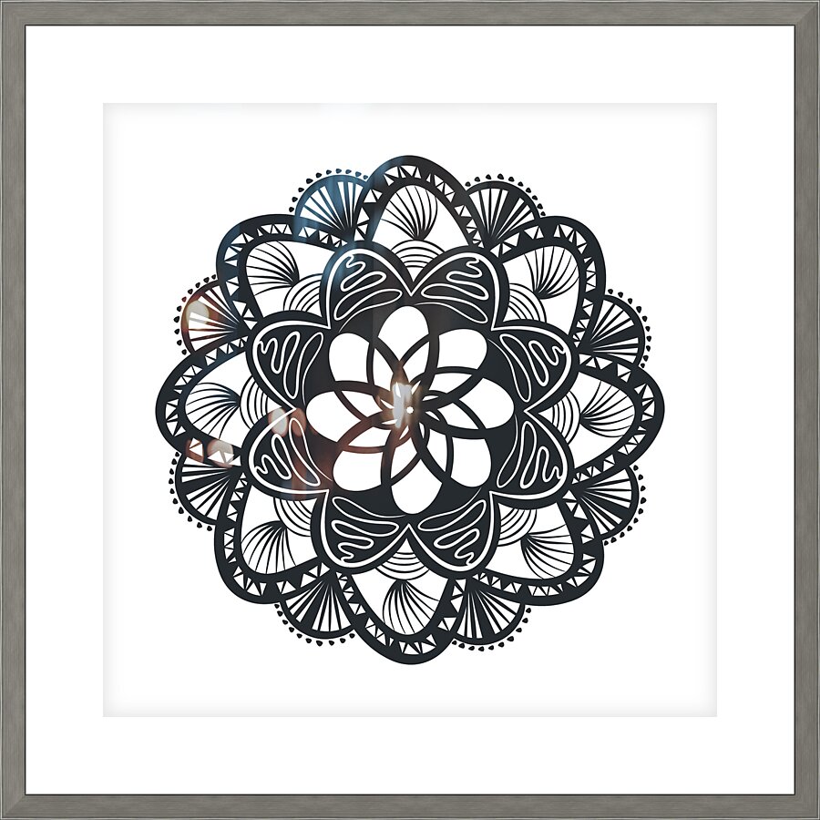 Sacred Bloom Picture Frame print